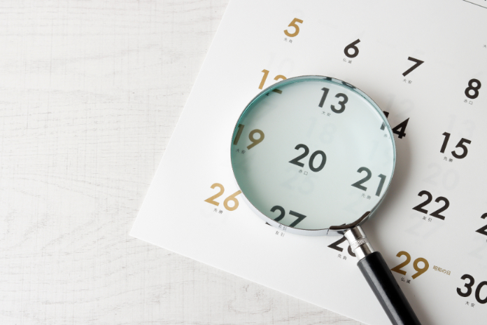 インビザラインで前歯のみを治療する際の期間のイメージ