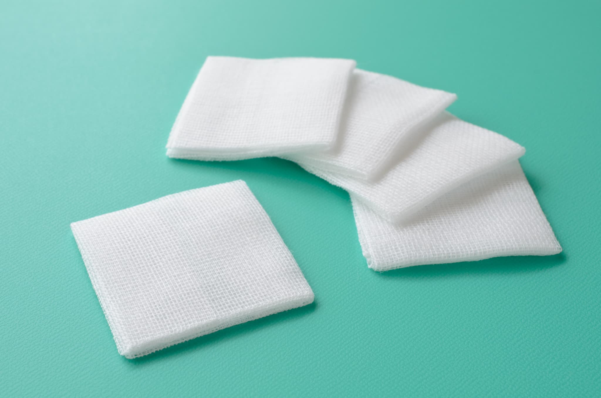 親知らずを抜いたあとに使用するガーゼ